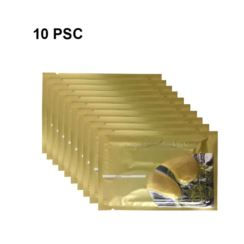 Классическая Корейская 10 пар Золотая маска crystal коллагеновая для глаз удаления