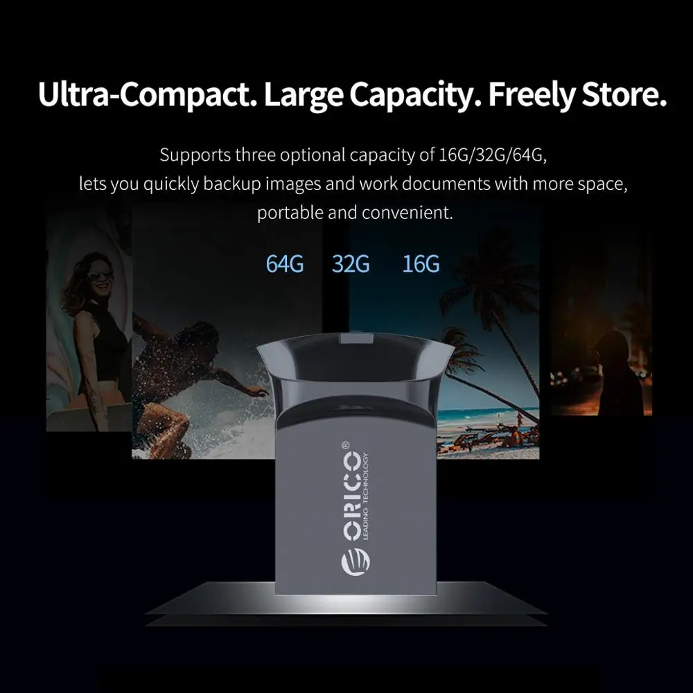 USB флеш-накопитель ORICO Mini 2 0 для автомобиля 64 ГБ 32 16 телефона планшета ПК |