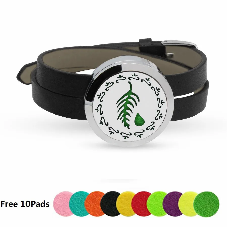 Браслет из нержавеющей стали с диффузором эфирного масла 30 мм 7 цветов | Украшения