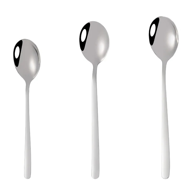 Столовая ложка из нержавеющей стали 304 с длинной ручкой | Дом и сад