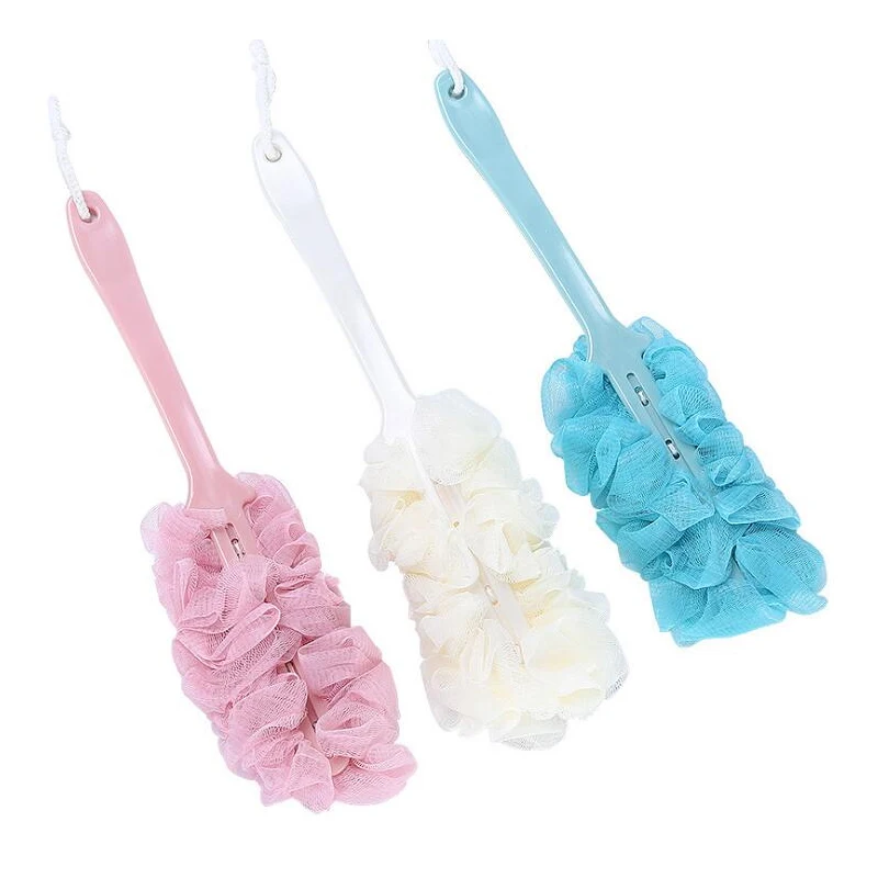 Щетка губка для душа с длинной ручкой|Банные щетки губки и скребки| |