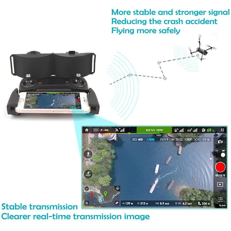 Складной параболический усилитель сигнала расширитель диапазона антенна