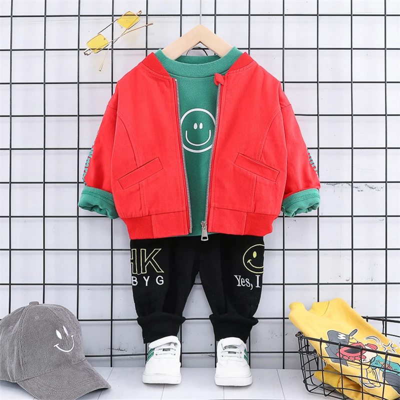 2021 New Baby Boy Suit Clothing Sets Kids Birthday Party Formal Outfits Suit Children Fashion Handsome Toddler Cotton 0-3 Years