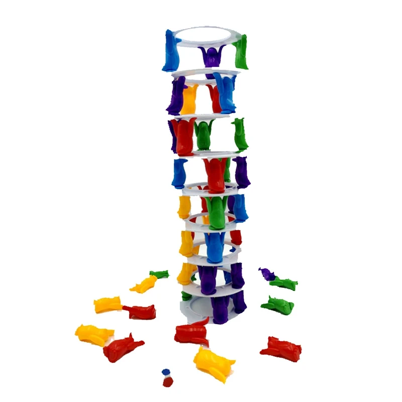 

Penguin Balance Toy Challenge Tower Stacked Children Desktop Game Parent-Child Interactive Board Game Toys for Blocks