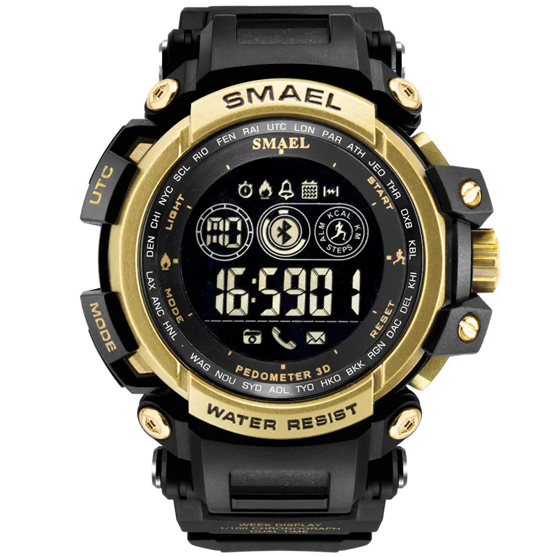 

Digital Bluetooth Watches SMAEL Waterproof Electronic Watch Male Clock LED Bracelet Digital Watch8018 Men Watches Sport Military