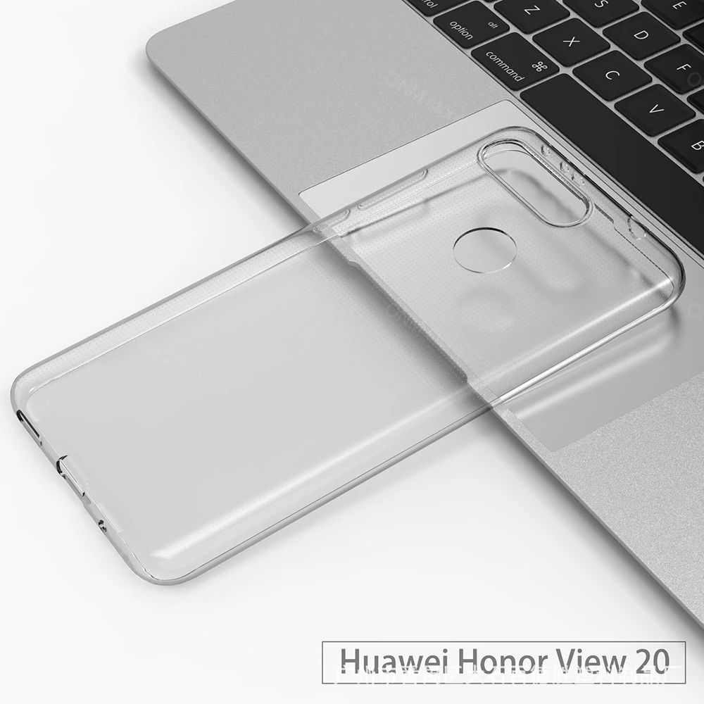 Case For Huawei Honor View 20 TPU Silicon Clear Fitted Bumper Soft Case for  Huawei Honor View 20 Transparent Back Cover  V20