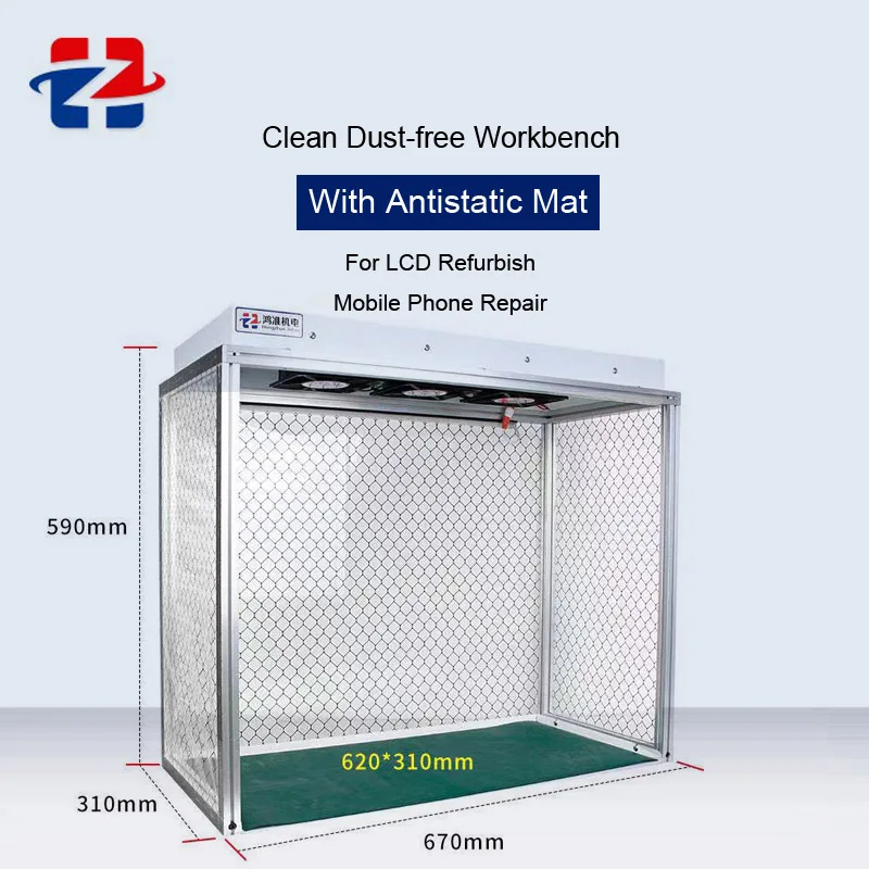 Anti-Static Clean Dust-Free Room Workbench Cleaning Working For LCD Refurbish Phone Repair Bench With Antistatic Mat | Инструменты