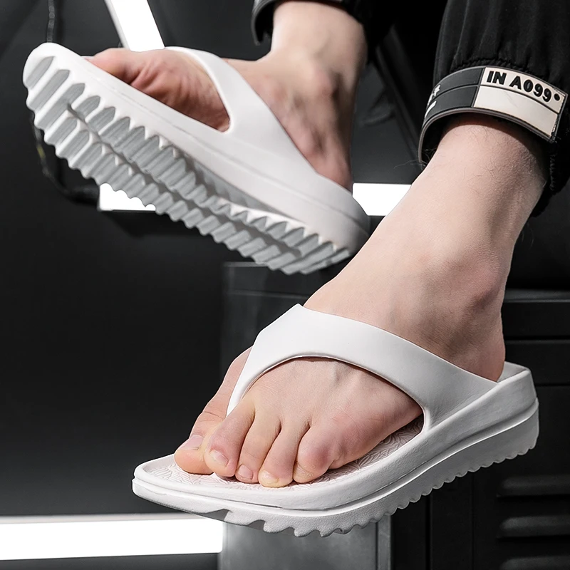 

Сандалии женские на толстой подошве, Мягкие Шлепанцы для дома и ванной, для отдыха, летняя обувь для мужчин