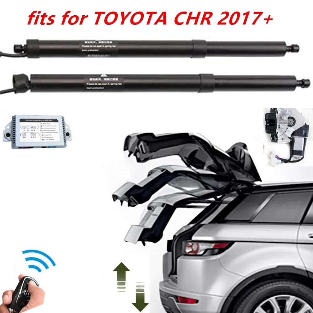

Подходит для TOYOTA CHR 2017 + автомобильные аксессуары, электрический датчик задней двери, модифицированный датчик ног, набор переключателей зад...