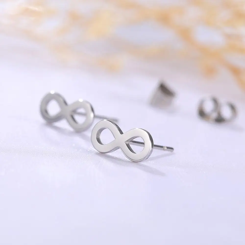 Мой Форма номер восемь бесконечные символ нержавеющая сталь Золотая