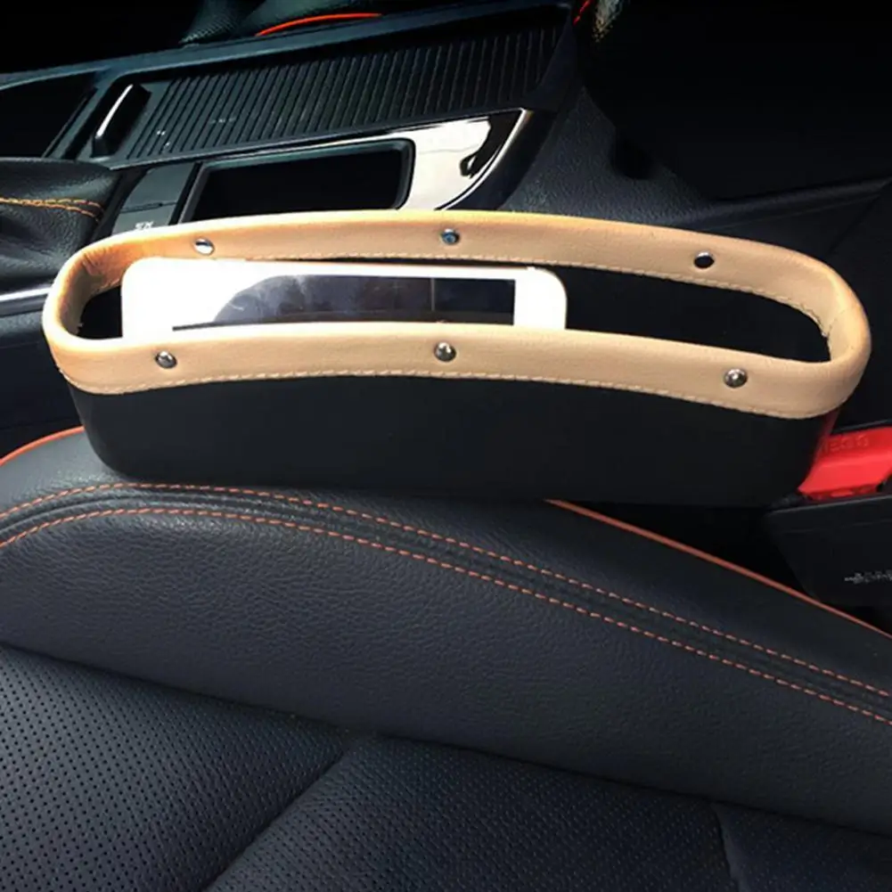 

Органайзер для автомобильного сиденья, Многофункциональный Большой Вместительный противоударный автомобильный зазор из искусственной ко...