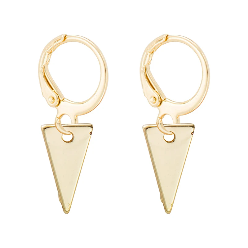 Luokey 2020 Women Gold Small Hoop Earrings Cross Star Heart New Korean Fashion Charm Kolczyki Anniversary Jewelry Gifts | Украшения и
