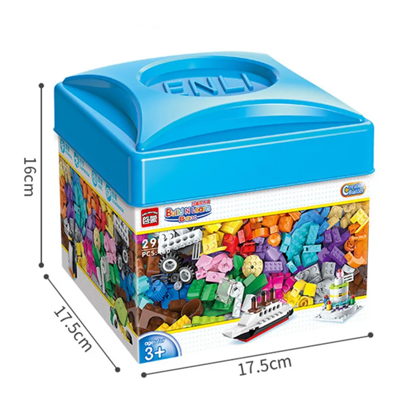 

460pcs DIY Building Blocks Enlighten 2901 Creative Classic Juguete Gift Plastic Bricks City Toys For Children Boys Girls