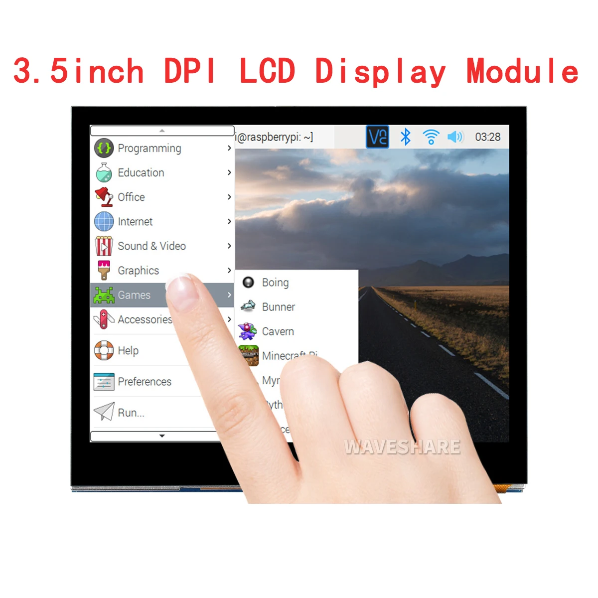 3 5-дюймовый 640X480 DPI IPS емкостный сенсорный ЖК-экран Модуль Capacitive Touch LCD Display Screen Module
