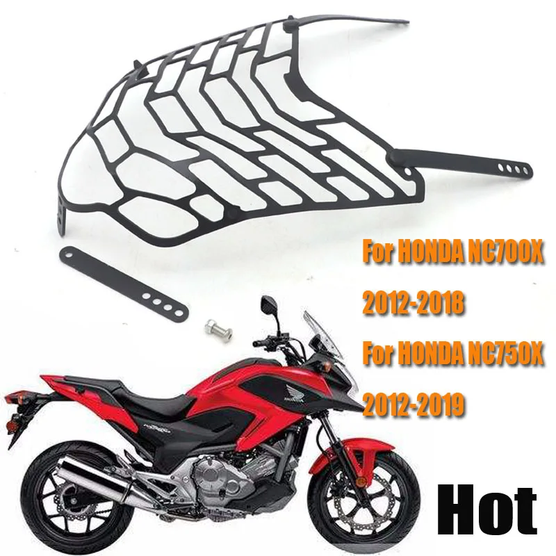 

Motorcycle headlight headlight lens grille shield protector for Honda NC700X NC 700X NC750X NC 750X 2012-2018