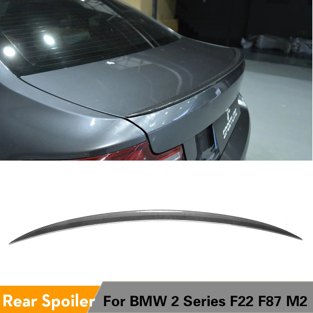 Задний спойлер багажника для BMW 2 серии F87 M2 F22 F23 228i M235i M Sport Coupe Convertible 2014 2019 Carbon Fiber /