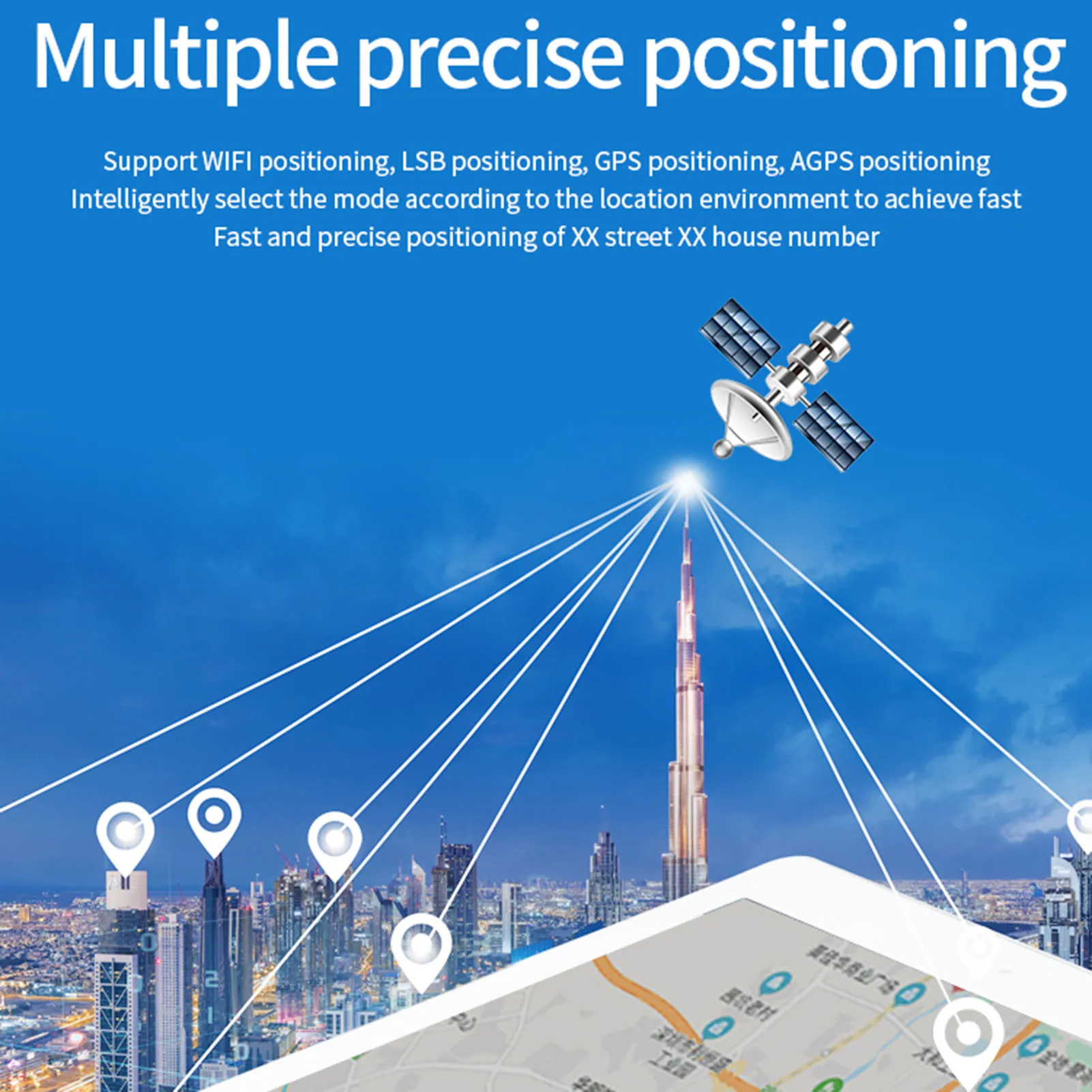 GF-22 GPS-локатор Беспроводной интеллектуальный точное позиционирование