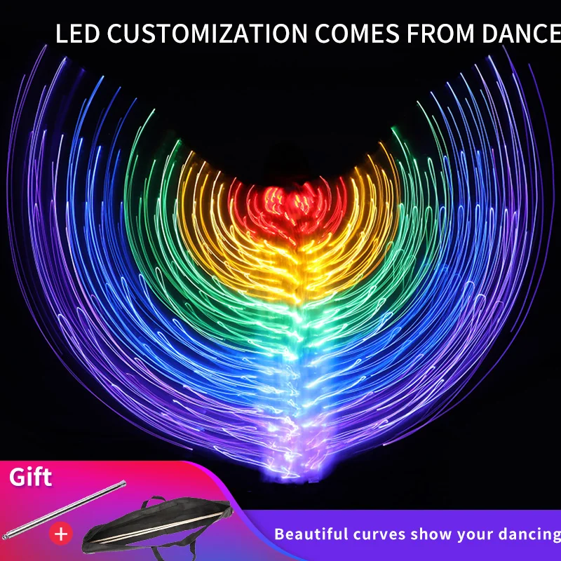 Крылья для танца живота со светодиодной подсветкой | Тематическая одежда и