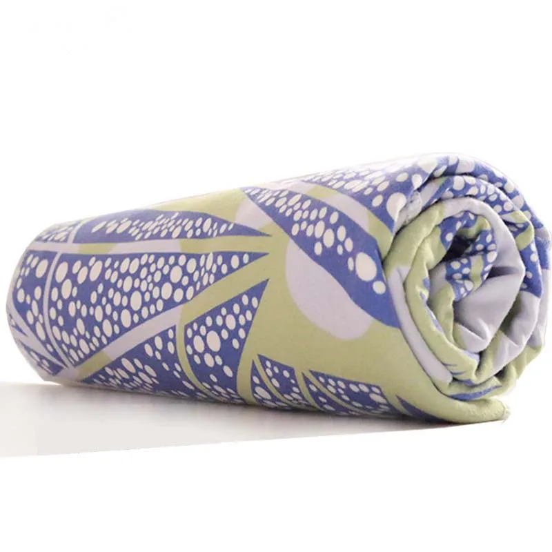 

185*65cm Printing Yoga Towel Sweat-absorbent Non-slip Yoga Blanket Foldable Quick Dry Position Line Pilates Yoga Mat Cover Towel
