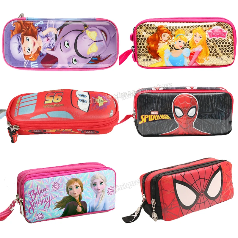 Disney ребенка Карандаш Чехол из мультфильма Холодное сердце для девочек сумка