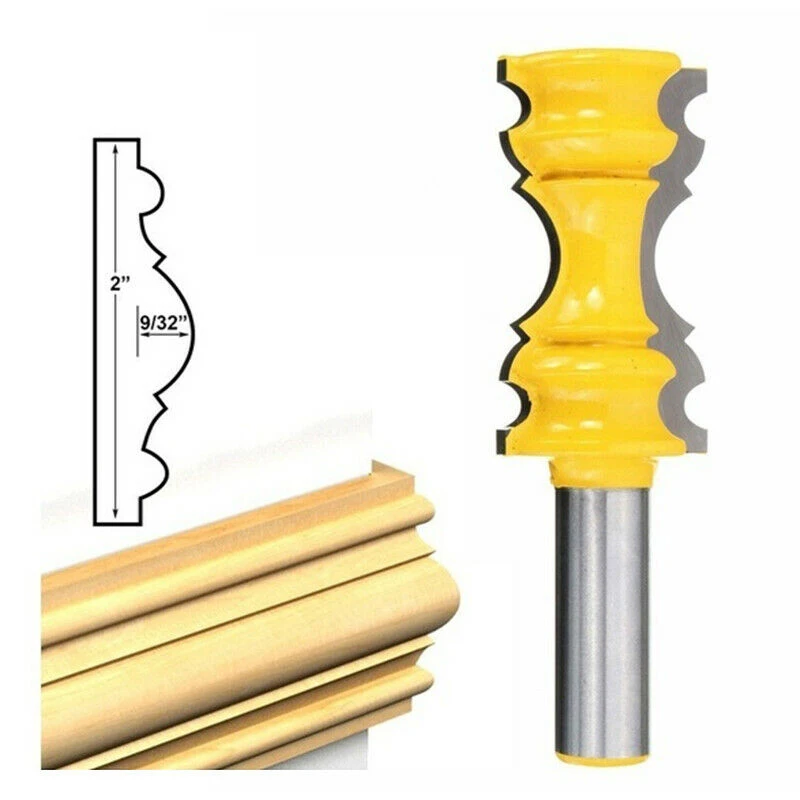 

Crown Molding Router Bit Cutting Door line Flush Carpentry Workshop Tools
