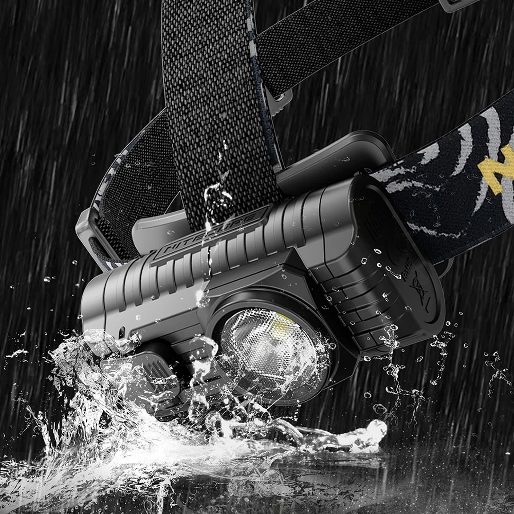 Налобный фонарь NITECORE HA23 CREE светодиодный 2AA портативный прочный из поликарбоната