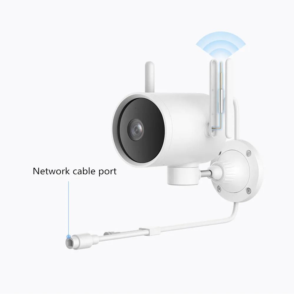 Xiaomi Xiaobai умная Камера 270 ° 1080P наружная веб камера N1 Wi Fi IP66 ночное видение голосовые