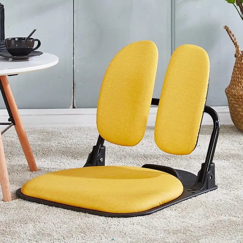 Стул для отдыха со спинкой Складывающийся с татами эргономичный комфортный без