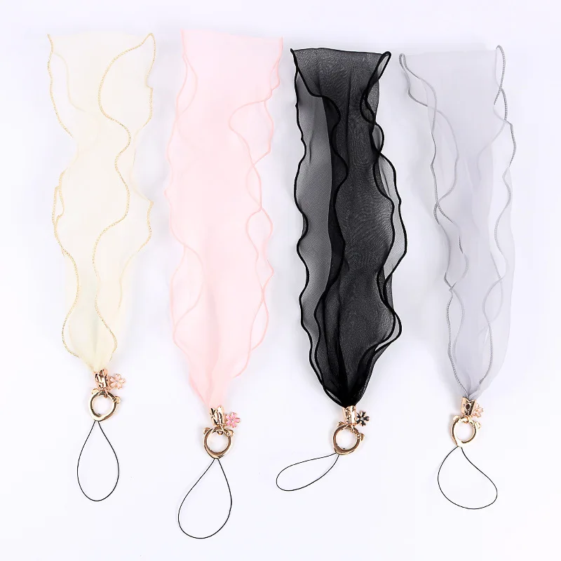 Shellnail Mobile phone rope lace female neck hanging mesh lanyard universal mobile pendant wrist straps | Мобильные телефоны и