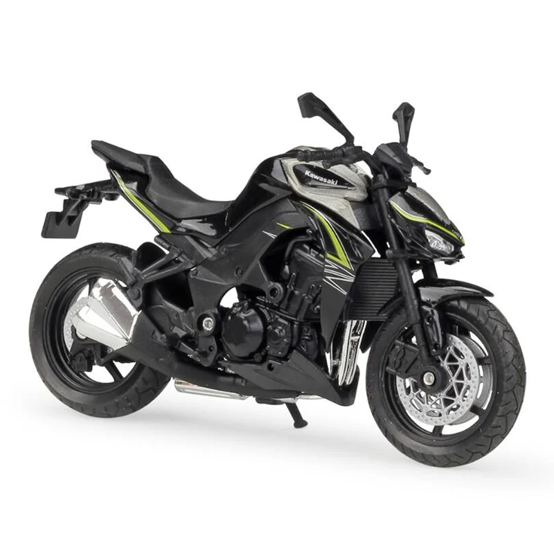 Модель 1/18 Kawasaki модель 2017 Z 1000 R игрушечный мотоцикл автомобиль из сплава литые