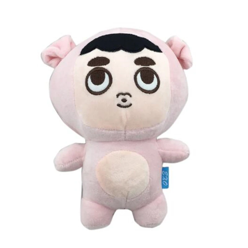 DO Pig Doll Корейская кавайная плюшевая кукла, игрушки, мягкая игрушка ручной работы, плюшевые игрушки из мультфильмов, кукла из мягкого полипропиленового хлопка, мягкие куклы ручной работы, плюшевые вееры, подарки - Цвет: DO Pig Doll