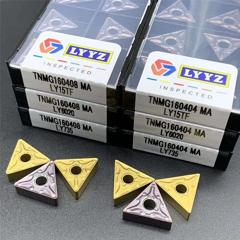 

TNMG160404 TNMG160408 CNMG120404 CNMG120408 WNMG080404 WNMG080408 DNMG150404 DNMG150408 MA-LY15TF LY6020 The lathe tool