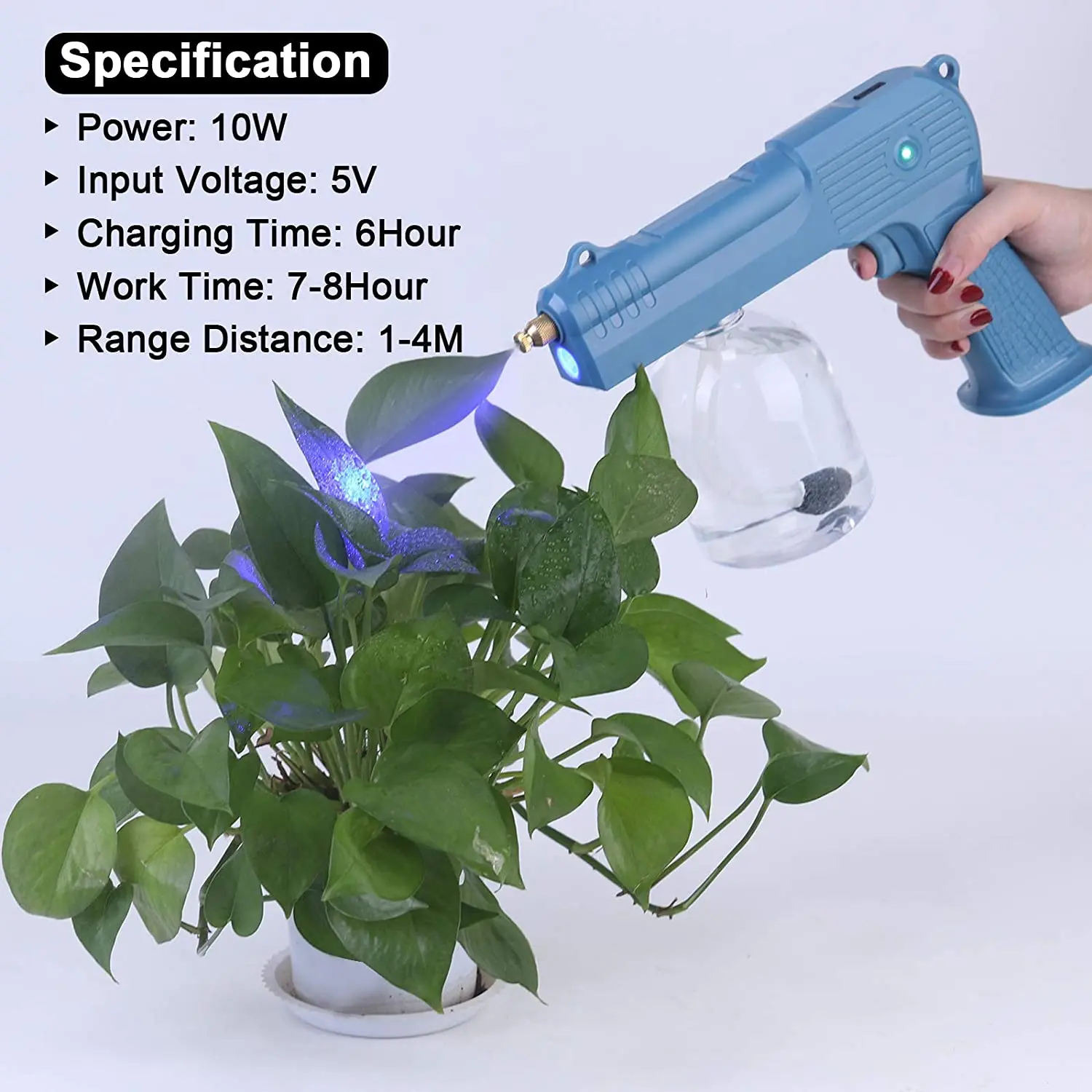 Портативный Беспроводной нано-распылитель домашний паровой аппарат для