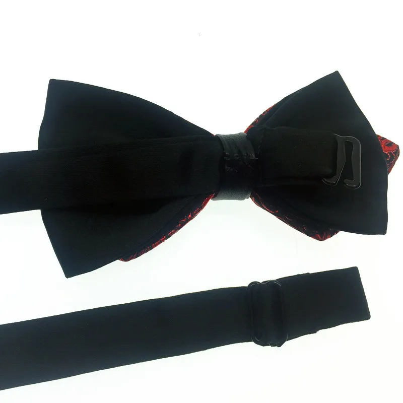 Male Bridal gown Student British bow Black tie Men's shirt Printed casual business |