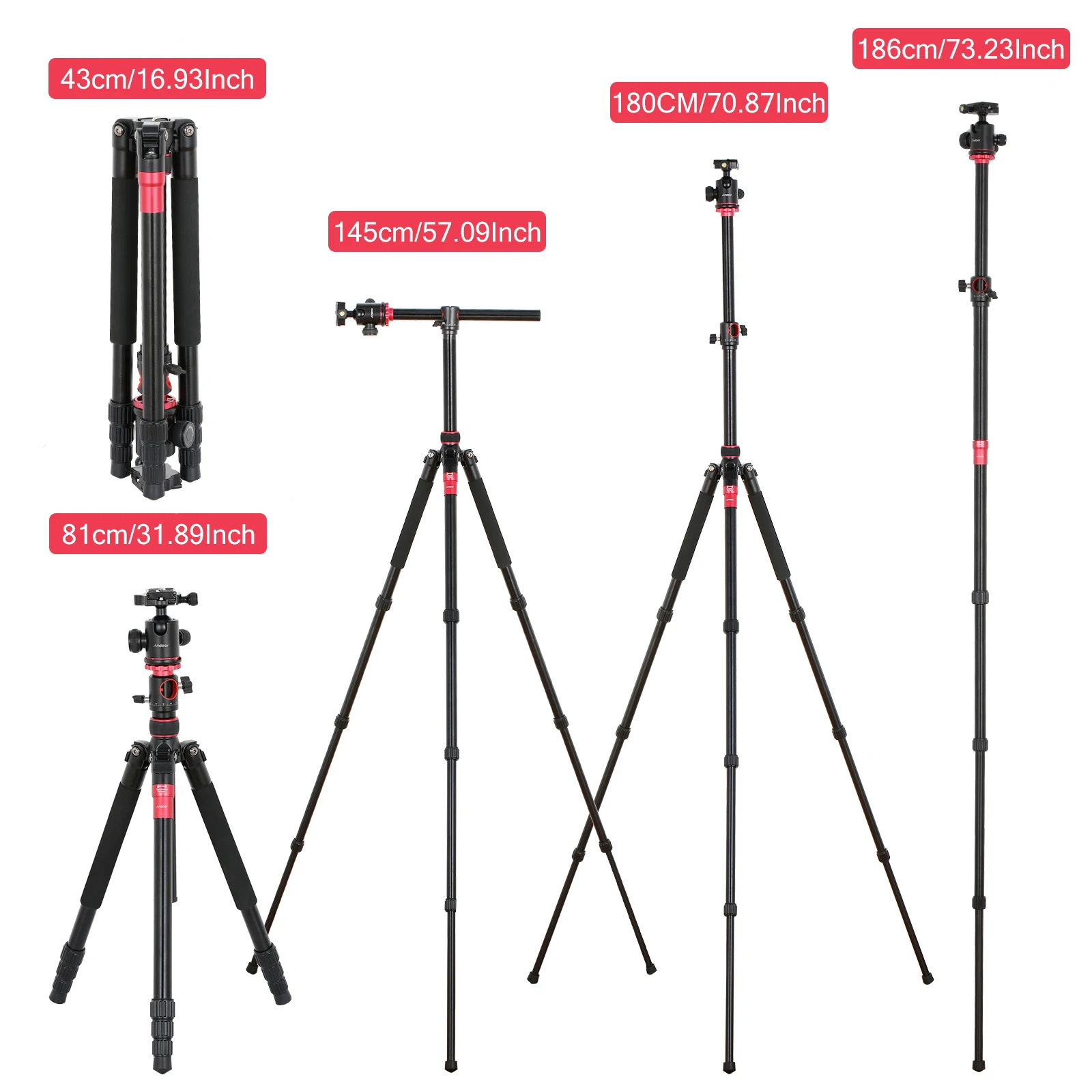 Штатив для фотоаппарата со съемным штативом 180 см | Электроника