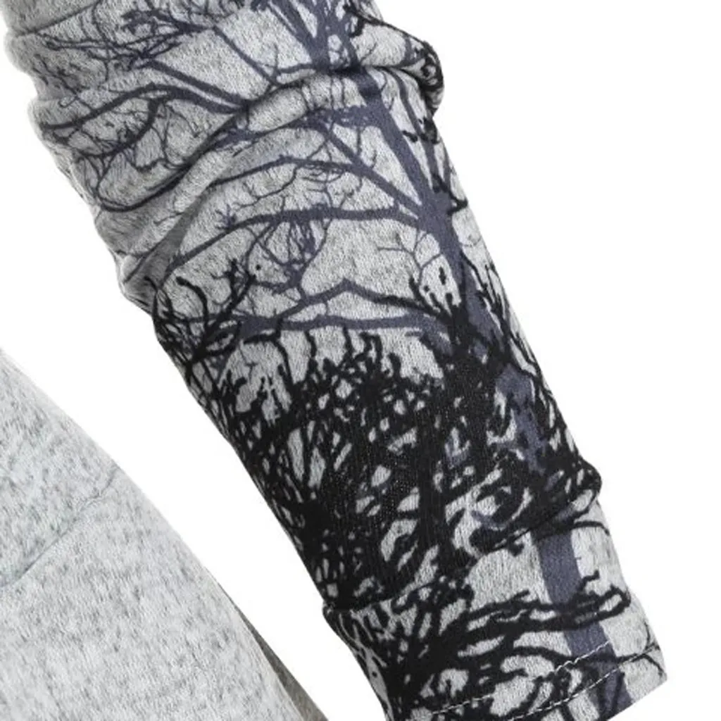 

Hooded Sweatshirt O-neck Sexy Elegant Women Party Dresses Fashion Loose Long Sleeve Irregular Printing Dress Plus Size Dress