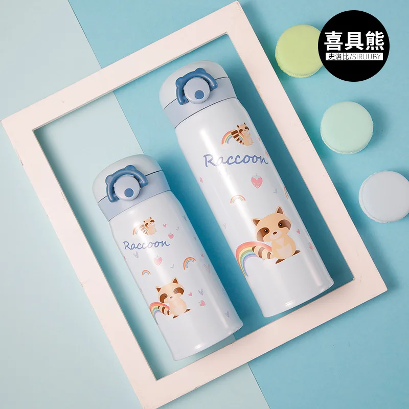 Термосы из нержавеющей стали с изображением пули енота герметичное уплотнение