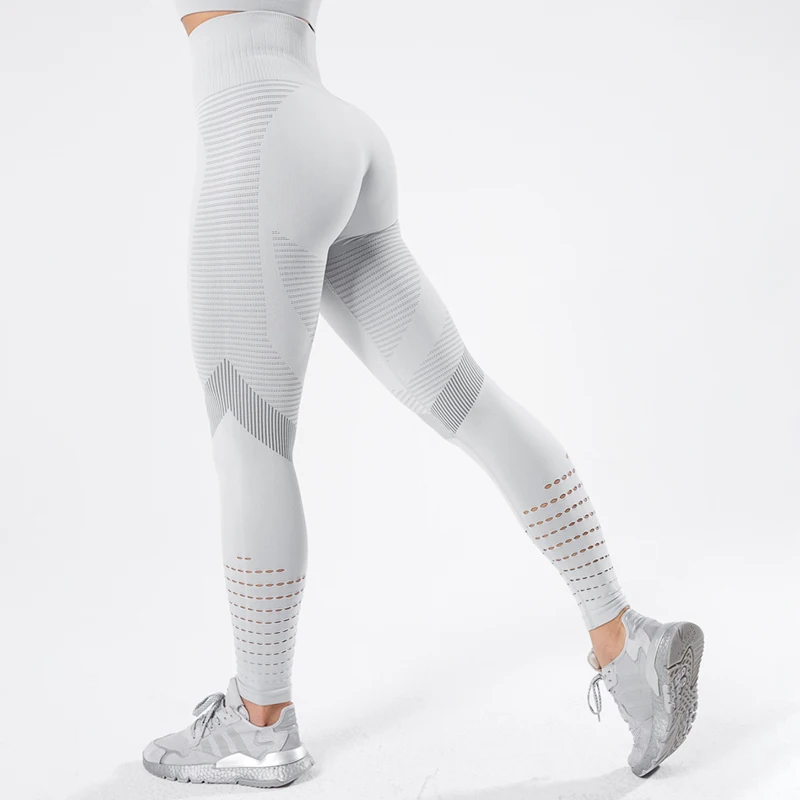 SALSPOR эластичные бесшовные леггинсы для женщин Акула фитнес высокая талия штаны