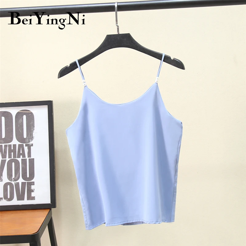 Женская блузка с V-образным вырезом на бретельках | одежда