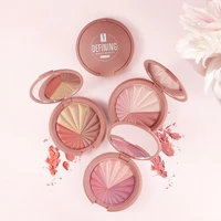 3 color blush highlighter contour palette long lasting easy to wear natural waterproof face powder fashion makeup cosmetics
