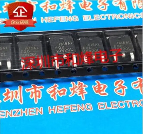 

Бесплатная доставка 50 шт. FQD10N20L TO-252 7.6A 200V