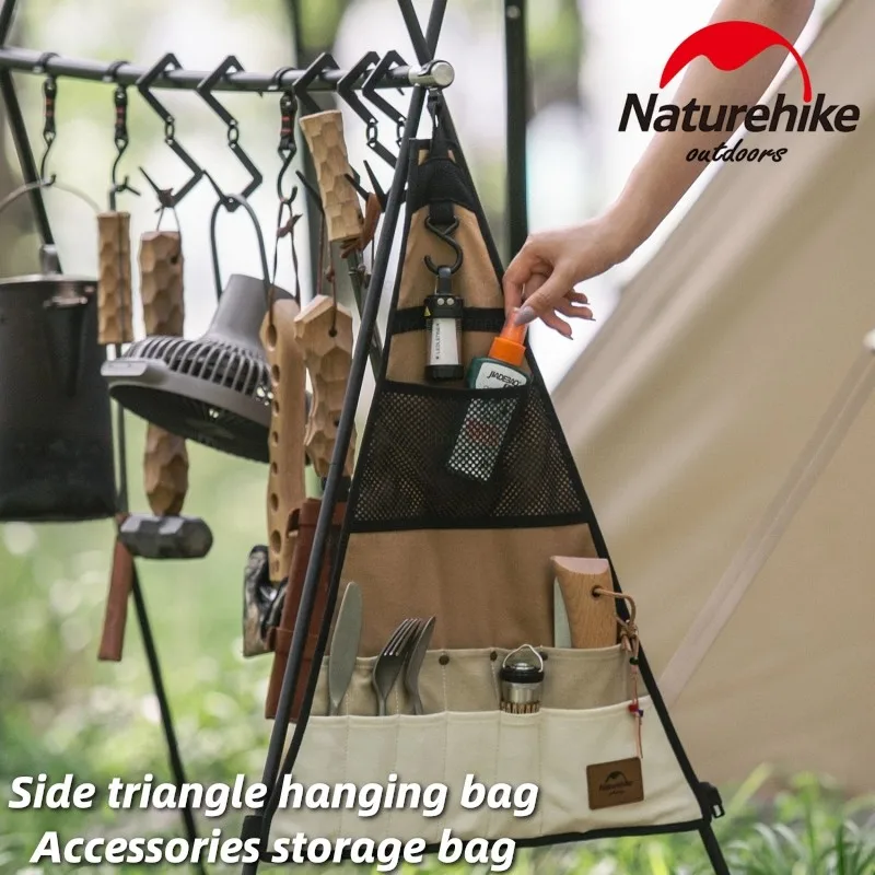 

Naturehike Camp Storage Tool For Tripod Side Triangle Hanging Bag Outdoor Camping Equipment Bag Portable Accessory Storage Bag