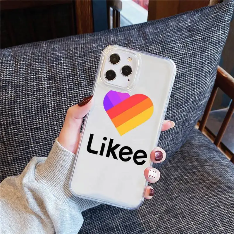 

likee Phone Case Transparent for iPhone 12 11 mini pro XS MAX 6 6S 8 7 Plus X 5S SE 2020 XR