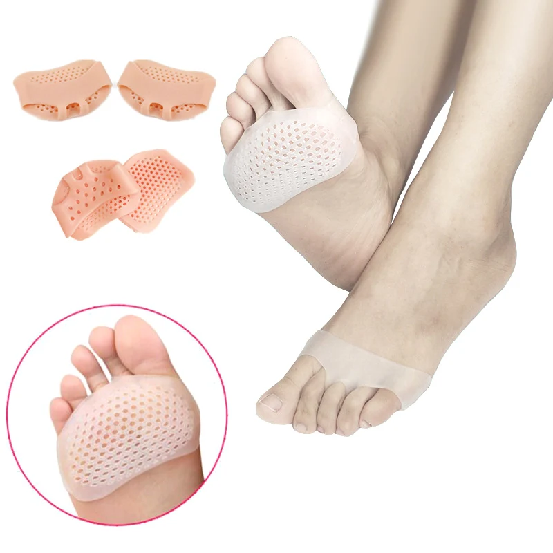 

Silicone Forefoot Metatarsal Pads Pain Relief Orthotics Foot Massage Anti-slip