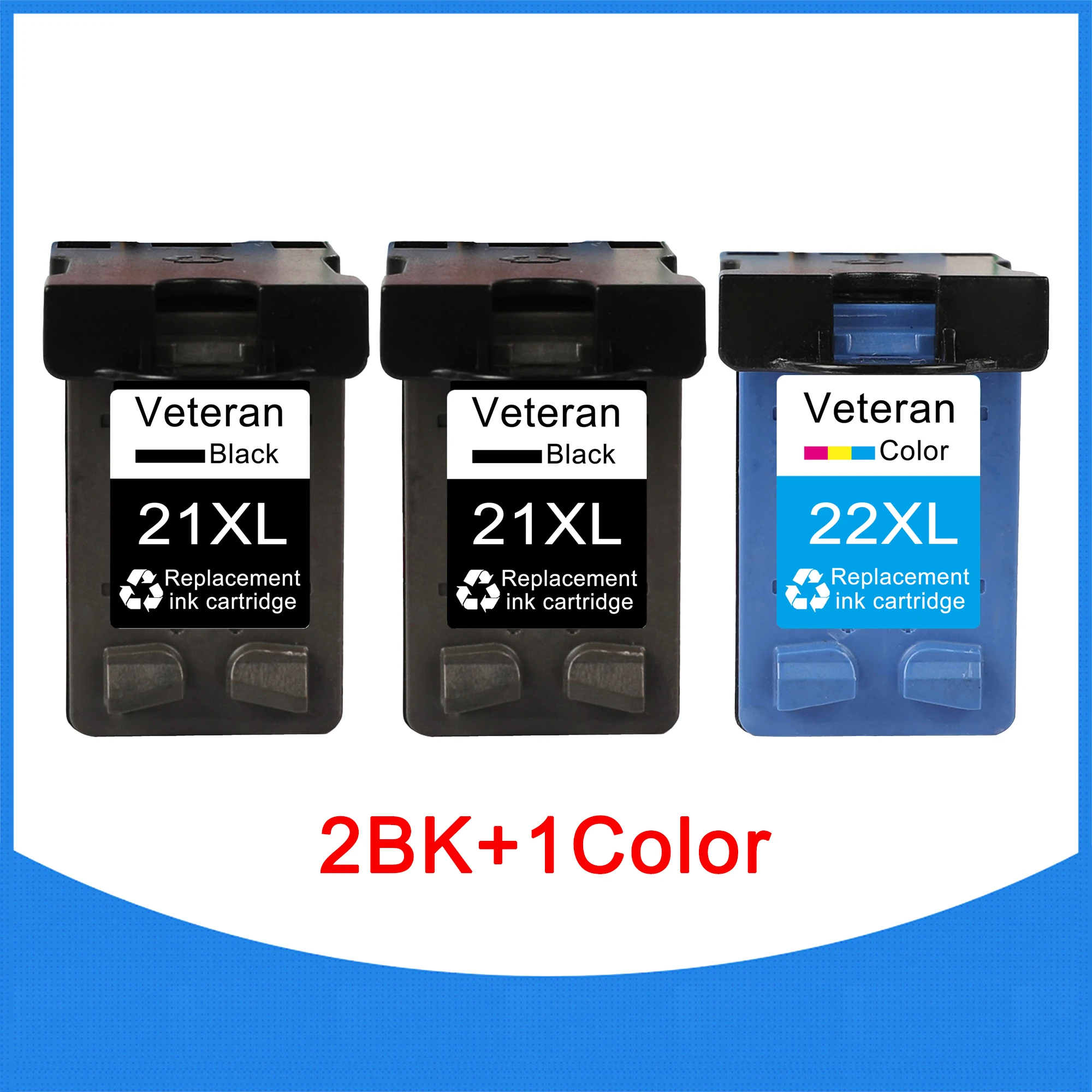 Картридж Veteran 21 22 для hp 21xl hp21 hp22 чернильный картридж принтера Deskjet F2180 F4180 F2200 F2280 F300