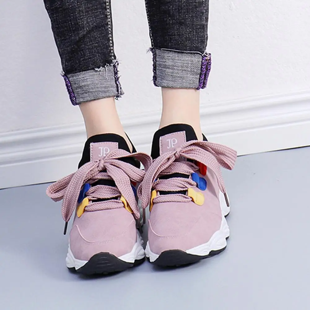 

Kuulee Women Sneakers Slim Flat Slip On Casual Breathable Anti-slip Lightweight Waterproof Round Toe Shoes