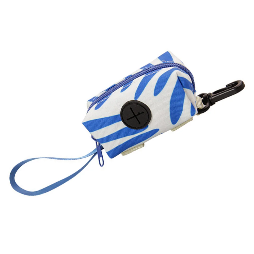 

Pet Dog Waste Bag Dispenser Holder Oxford Cloth Pouch with Zipper Closure