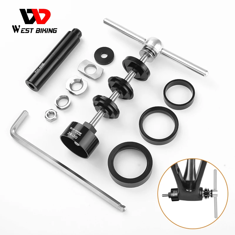 

WEST BIKING Road Bicycle Remove Install Tool Bottom Bracket Bearing Bike BB Press Fit 24mm 30mm BB86 BB30 MTB Repair Kit Tools