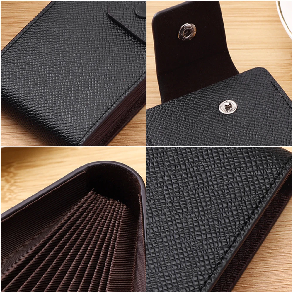 

Multi-Function Card Wallet Holder Pocket Storage Bag Organizer PU Leather Purse C6C080X139