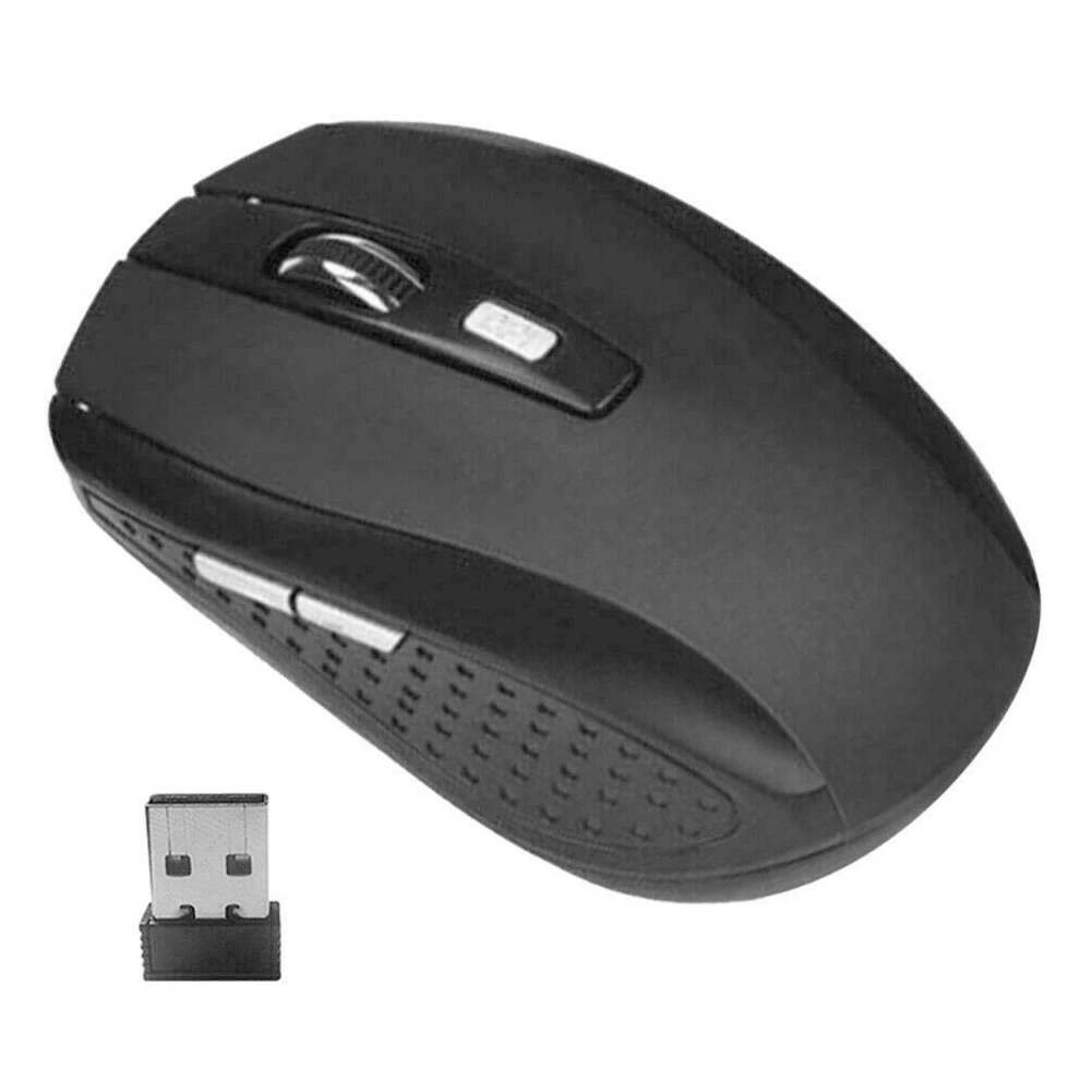 Беспроводная мышь с USB-приемником 2 4 ГГц 6 клавиш 1200DPI | Компьютеры и офис